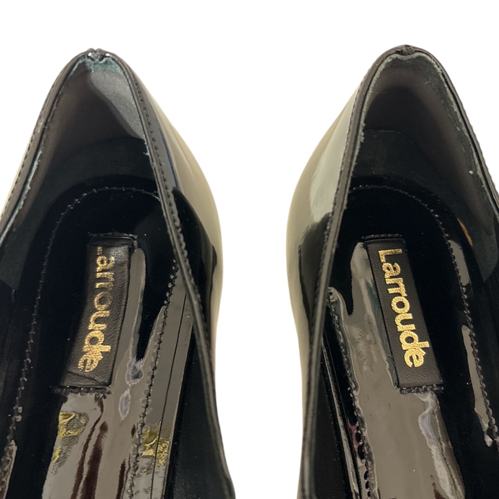 Larroude Blair Ballet Flat Patent
Black Leather Mary Jane Size 8 - Picture 10 of 12